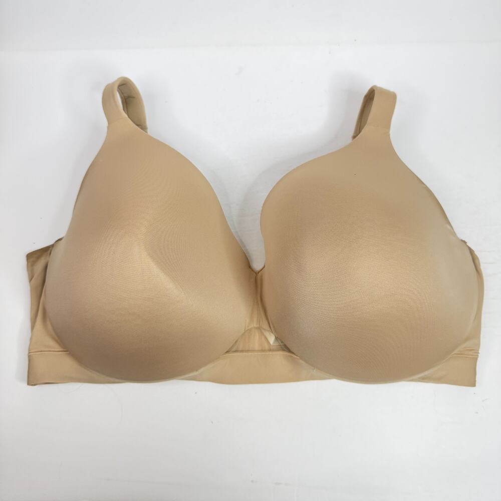 Cacique Lightly Lined Full Coverage Underwire Bra Nude Beige Plus Size 44G